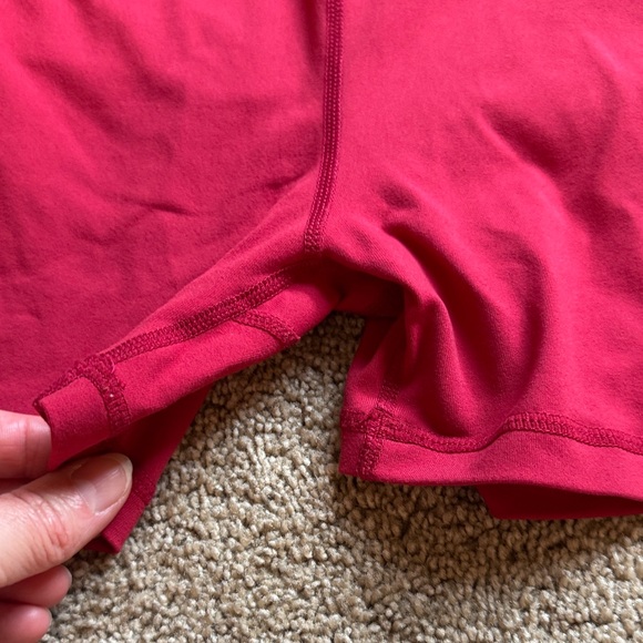 ECHT Red Ruched Shorts - Picture 4 of 4